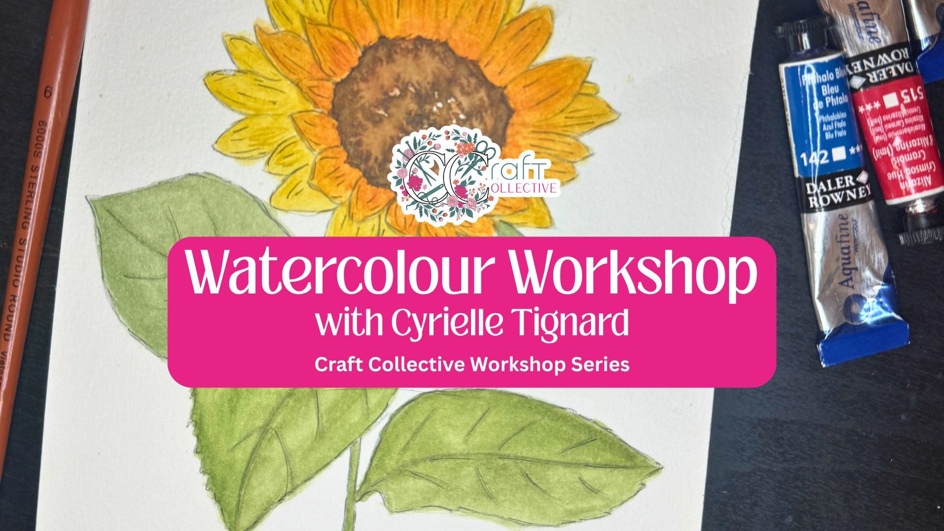 🎨 Slow Down and Create: Watercolour Workshop with Cyrielle Tignard
