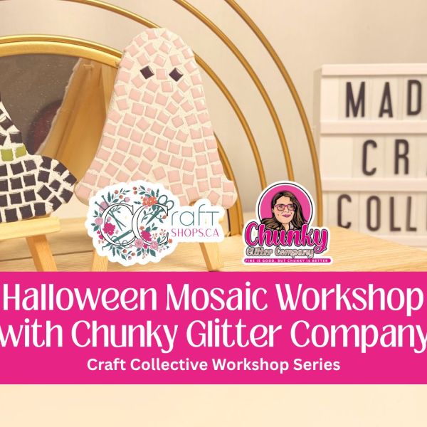 Spooktacular Mosaics: Ghost, Witch's Hat or Pumpkin Workshop